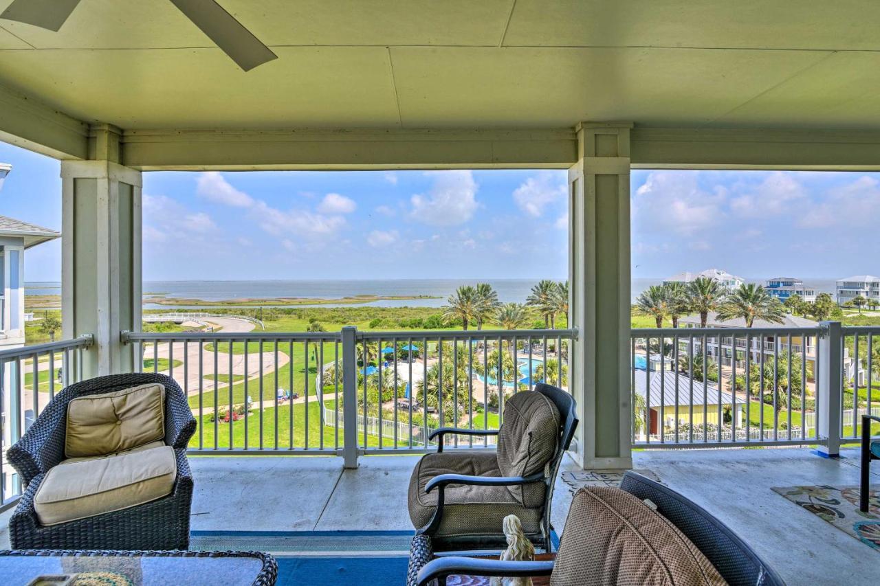 Pointe West Family Retreat Balcony And Ocean Views! Leilighet Galveston Eksteriør bilde